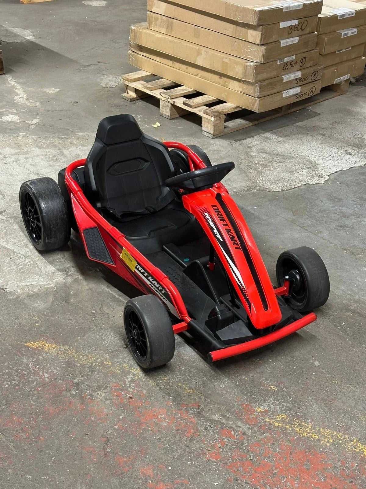 Hyper Drift Go Kart 24V Electric Ride On - Red (B)