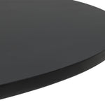 Jericho Solid Wood 4 Seater Dining Table - Black | Modern Living Room Furniture