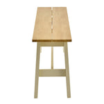 Chicago Solid Wood XL Dining Bench - Cream | Modern Kitchen Furniture