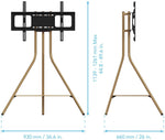 AVF Tripod Up to 65 Inch TV Stand - Gold