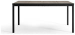 Keter Porto 6 Seater Rectangular Garden Table - Natural | Outdoor Furniture