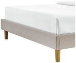 Arthur Platform Kingsize Bed Frame - Natural | Sleek low profile platform bed