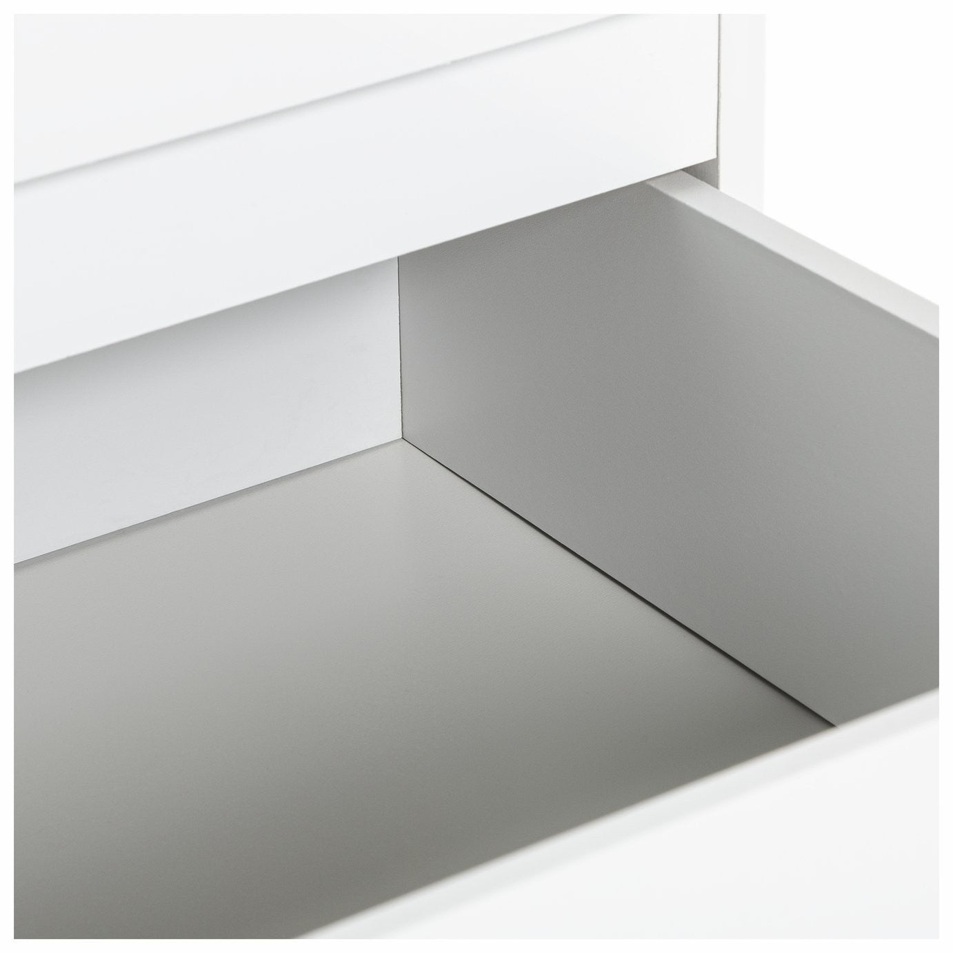 Jenson Gloss 5 Drawer Chest - White | Sleek Storage Solution