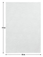 Habitat 60 Geo Carved Rug - 120x170cm - Natural