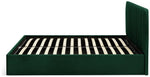 Home Pandora Kingsize End Lift Ottoman Bed - Green | lift-up storage bed