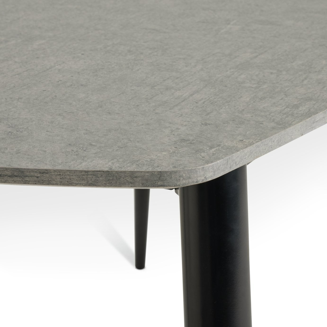 Home Cobin 4 Seater Dining Table - Slate Grey | Space Efficient Dinning Design