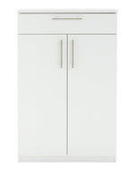 Brisbane 2 Door Shoe Storage Cabinet - White