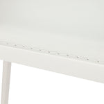 Home Lido Glass Dining Table & 4 White Chairs | Modern Kitchen Dining Furniture