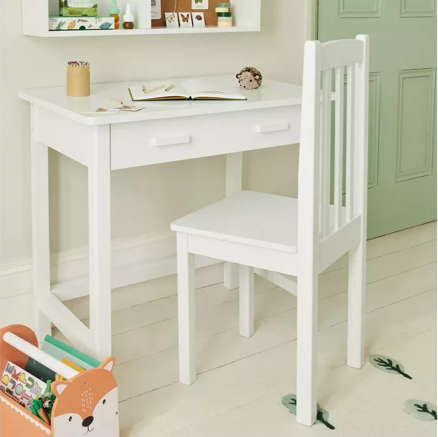 Great Little Trading Company Nelson Desk Chair White | Children's Study Desk