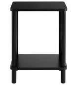 Home Andrea Set of 2 Bedside Tables Black | Bedroom Nightstand Furniture Set