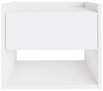 GFW Harmony 2 Wall Mounted Bedside Table Set - White