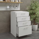 JD Greta Fixed Height Kitchen Drawer Unit 500mm - White Matt A-