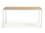 Cabel Wood 4 Seater Dining Table Oak & White | Modern Dining Room Table Furnitur