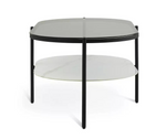 Habitat Mist Coffee Table - Black & White