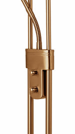 Father & Child Uplighter Floor Lamp - Brass|Living Room Reading Light Stand Lamp