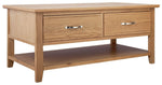 Home Islington Oak Veneer Coffee Table - Natural | Harmonious Room Styling