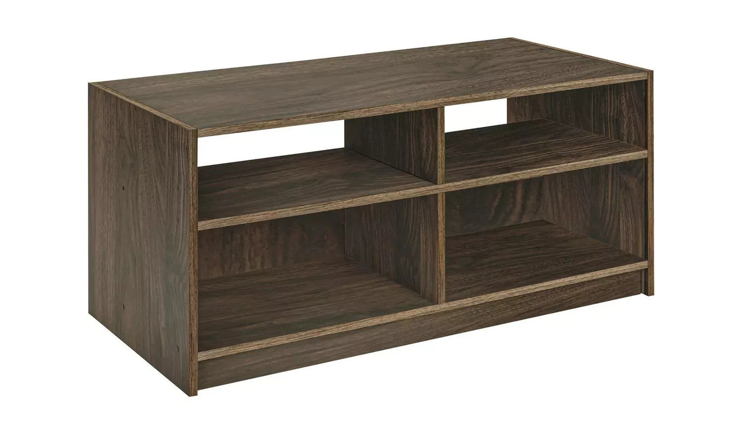 Home Maine TV Unit Walnut | Modern Living Room TV Stand Cabinet Furniture