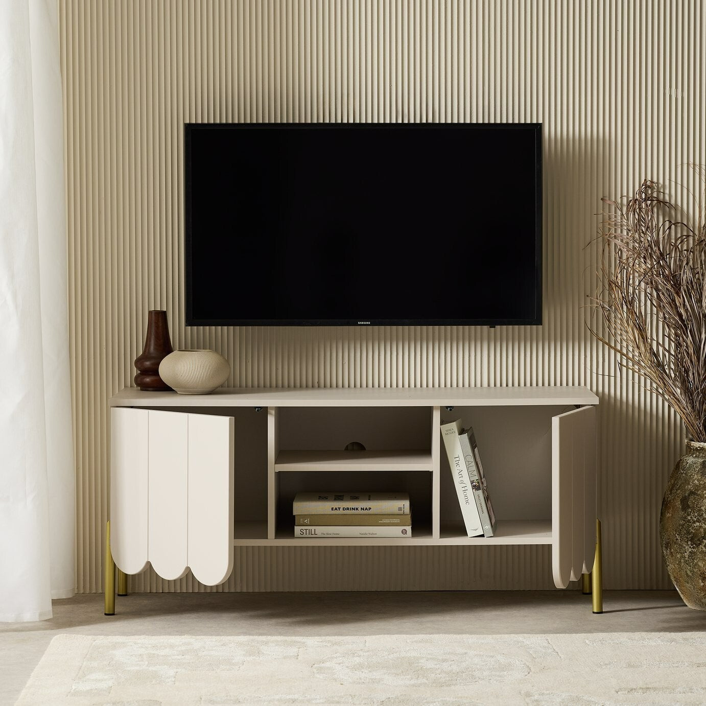 Fala 2 Door TV Unit - Natural