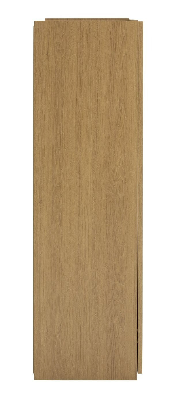 Seville 2 Door Shoe Storage Cabinet - Oak ( B Grade 54818- 54819 )