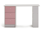Kids Malibu 3 Drawers Desk - Pink & White ( B Grade )