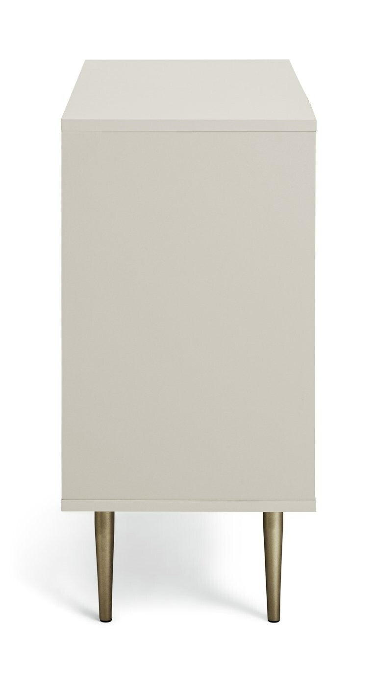 Habitat Oti 2 Door Sideboard Champagne | Modern Storage Cabinet Minimalist Home