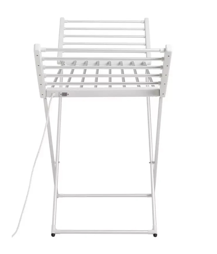 Home 11m Heated Clothes Airer With Wings | Electric Drying Rack Laundry Helper