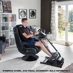X Rocker XR Racing Rig Universal Steering Wheel Pedal Mount