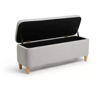 Habitat Aspen Ottoman - Light Grey