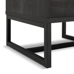 Nomad 1 Drawer Bedside Table - Black