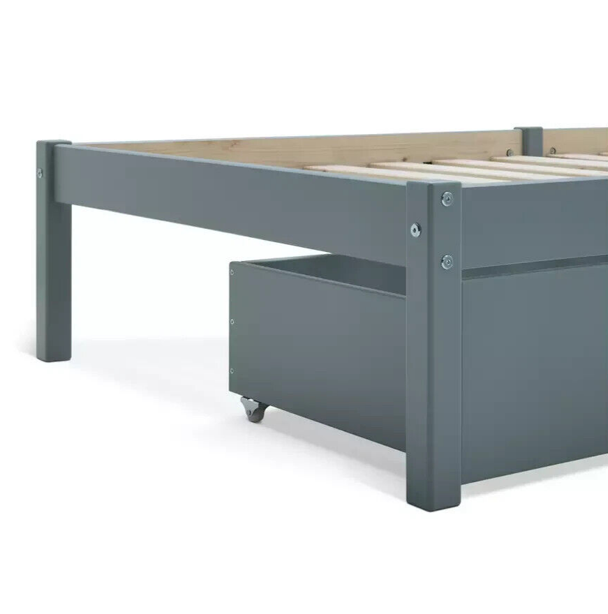 Ronnie Single Bed Frame and Drawer - Duck Egg Blue (B Grade 1035)