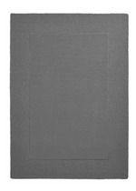 Simple Border Grey Wool Rug 160x230cm Modern Living Room Bedroom Area Rug