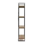 Habitat Loft Living Tall Steel Bookcase - Oak