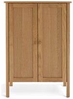 Kent 2 Door Shoe Storage Cabinet - Oak ( B Grade 33939 )