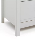 Habitat Brooklyn 2 Drawer Bedside Table - White