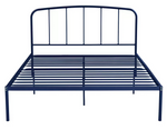 Freja Double Metal Bed Frame - Blue