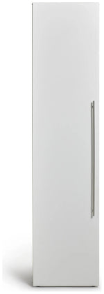 Atlas 1 Door Tall Wardrobe - White | Minimalist Visual Style