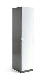 Habitat Munich 1 Door Mirror Wardrobe - Anthracite ( B Grade 34725 )
