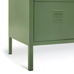 Stevie 3 Drawer Chest Green | Bedroom Storage Chest of Drawers Furniture
