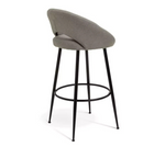 Habitat Hermione Fabric Bar Stool - Grey