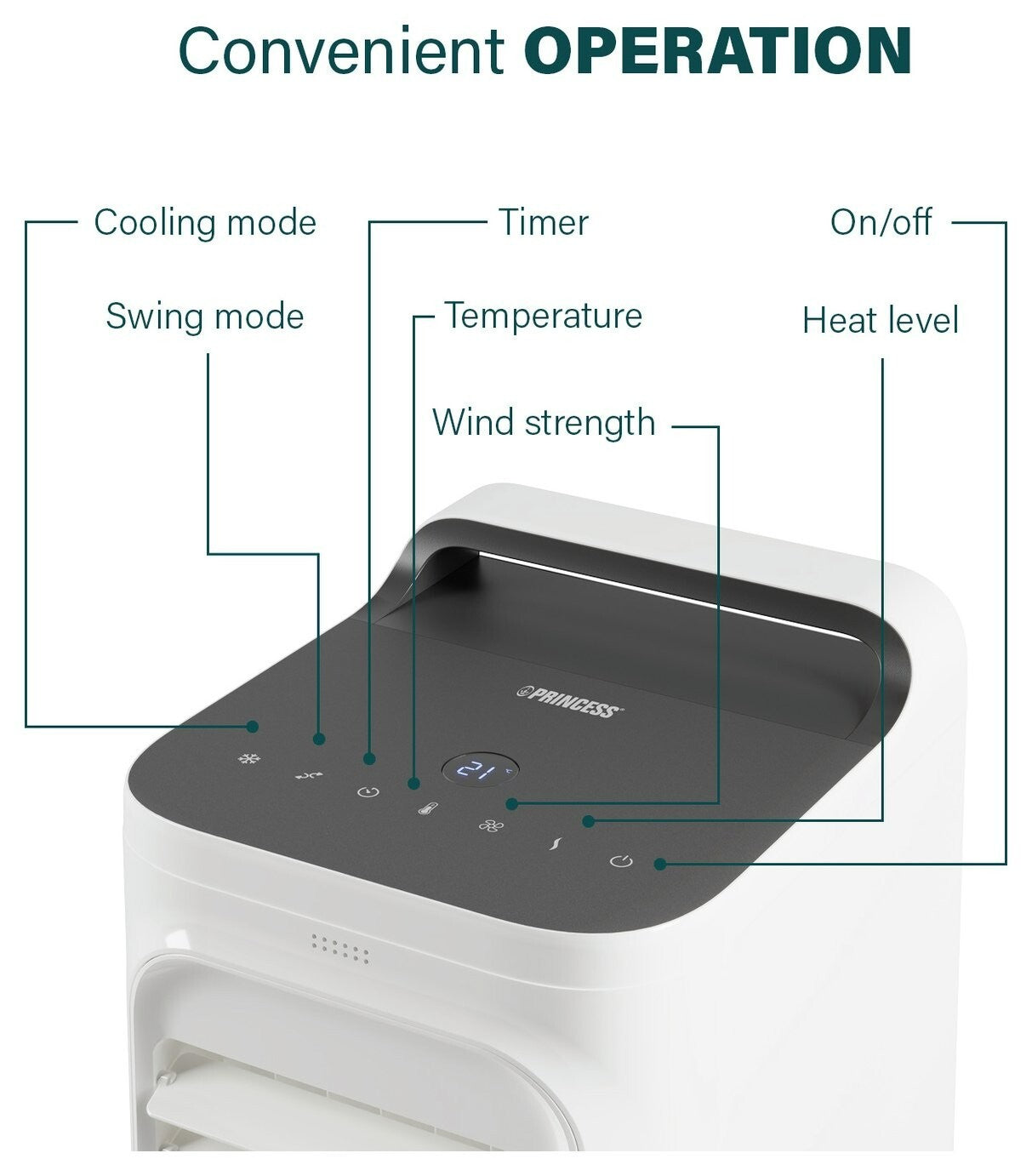 Princess 3-in-1 5L Air Cooler and Heater