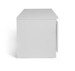 Jenson 3 Door Large TV Unit - White Gloss | Modern Living Room Unit