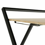 Habitat Compact Folding Office Desk - Black & Oak | Space Saving Workstation