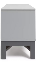 Zander Textured TV Unit - Grey (B Grade)