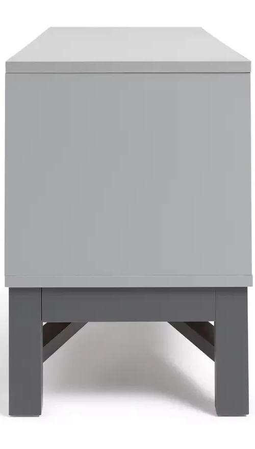 Zander Textured TV Unit - Grey (B Grade)
