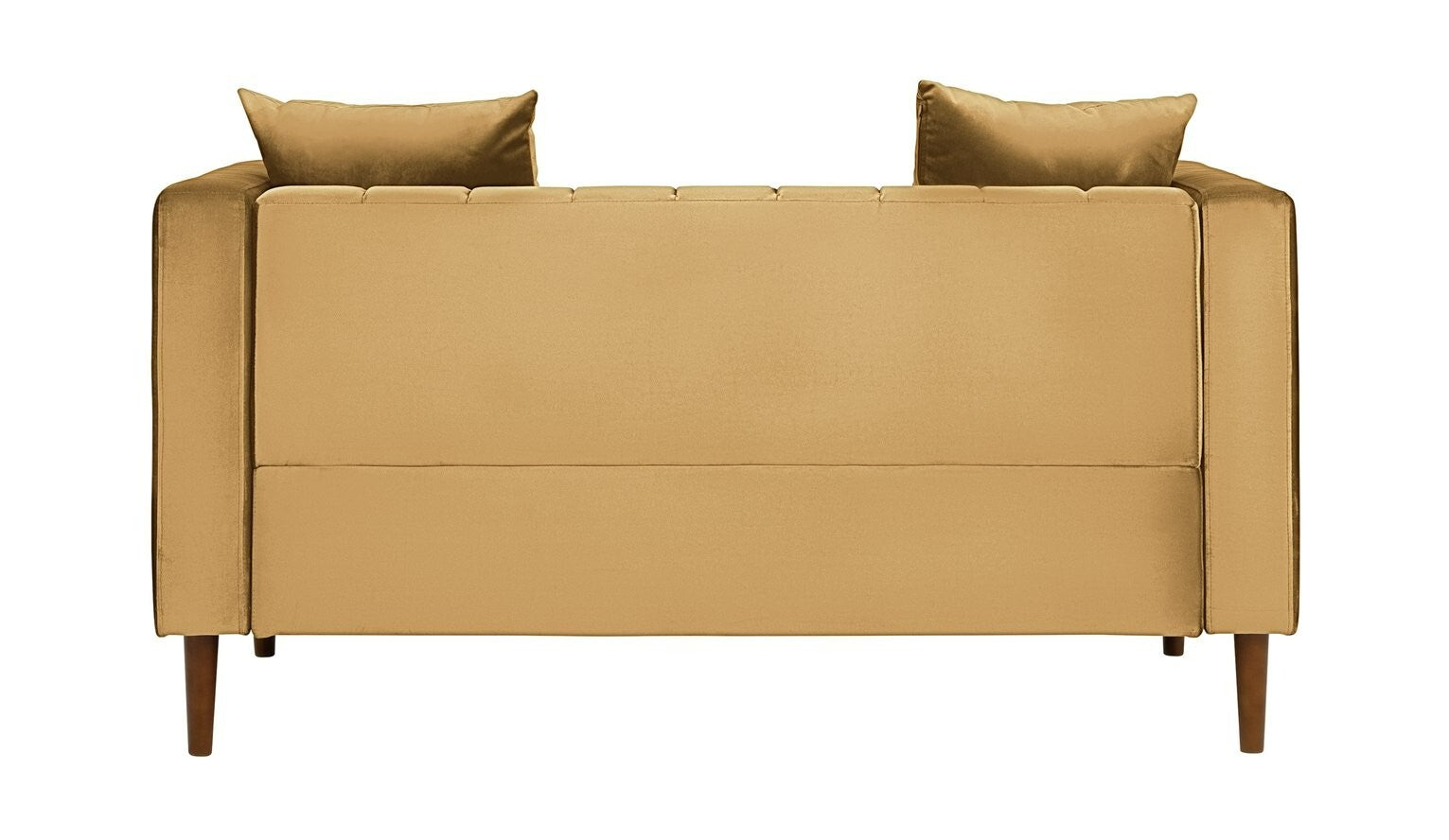 Home Everly Velvet 2 Seater Sofa - Camel