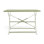 Eve 4 Seater Folding Metal Table - Light Green