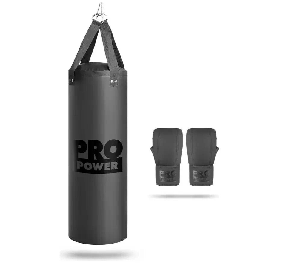 Pro Power 3 ft Punchbag With Gloves