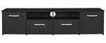Habitat Hayward 2 Door TV Unit - Black Gloss ( B Grade 44483 - 44487 )