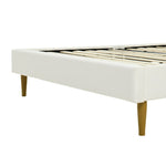Home Ada Kingsize Velvet Bed Frame - Natural | Luxurious bedframe