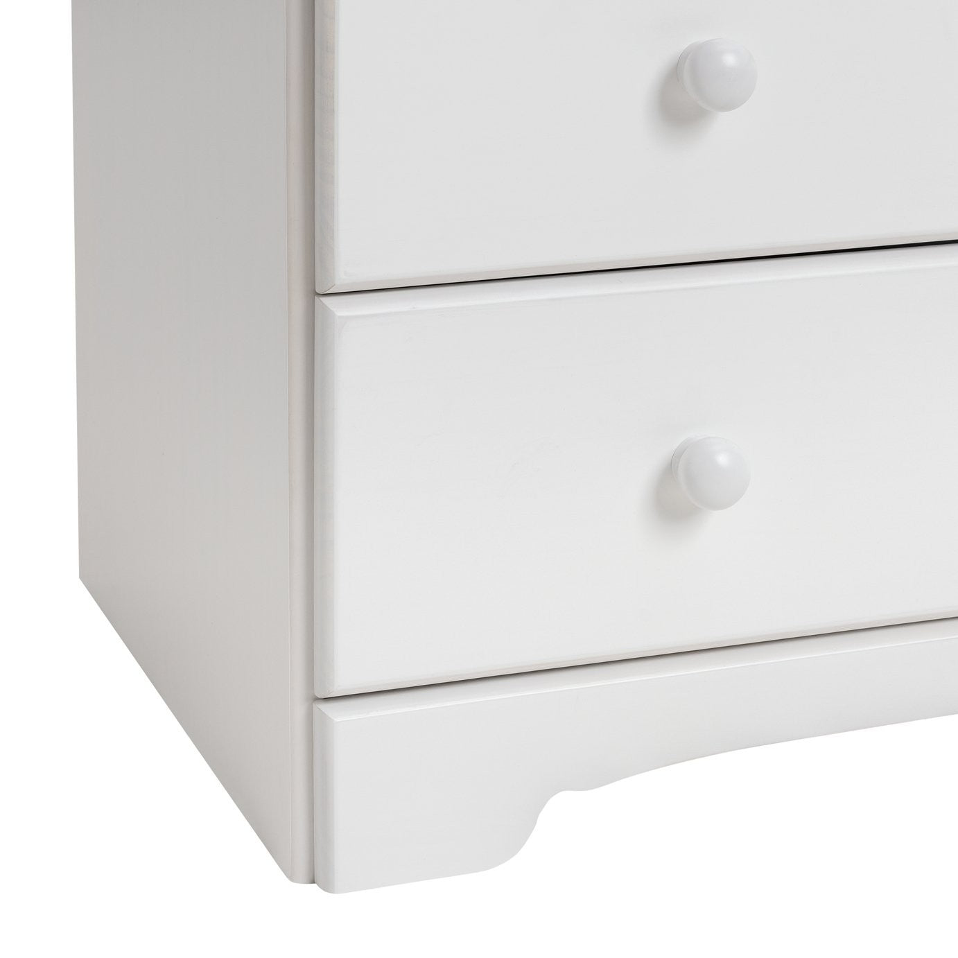 Home Nordic 2 Door 2 Drawer Wardrobe - White | Scandinavian Interior Style